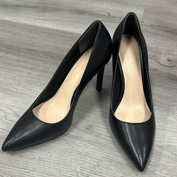 Stuart Weitzman Black Pumps Sz5 - Picture 1 of 5